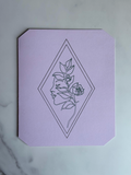 Botanical Silhouette Empowerment Card | Elegant Empowerment Design