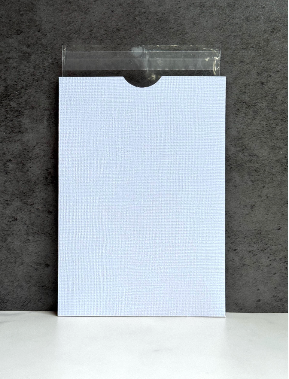 Floral Silhouette Arched Card | Minimalist Arched Design