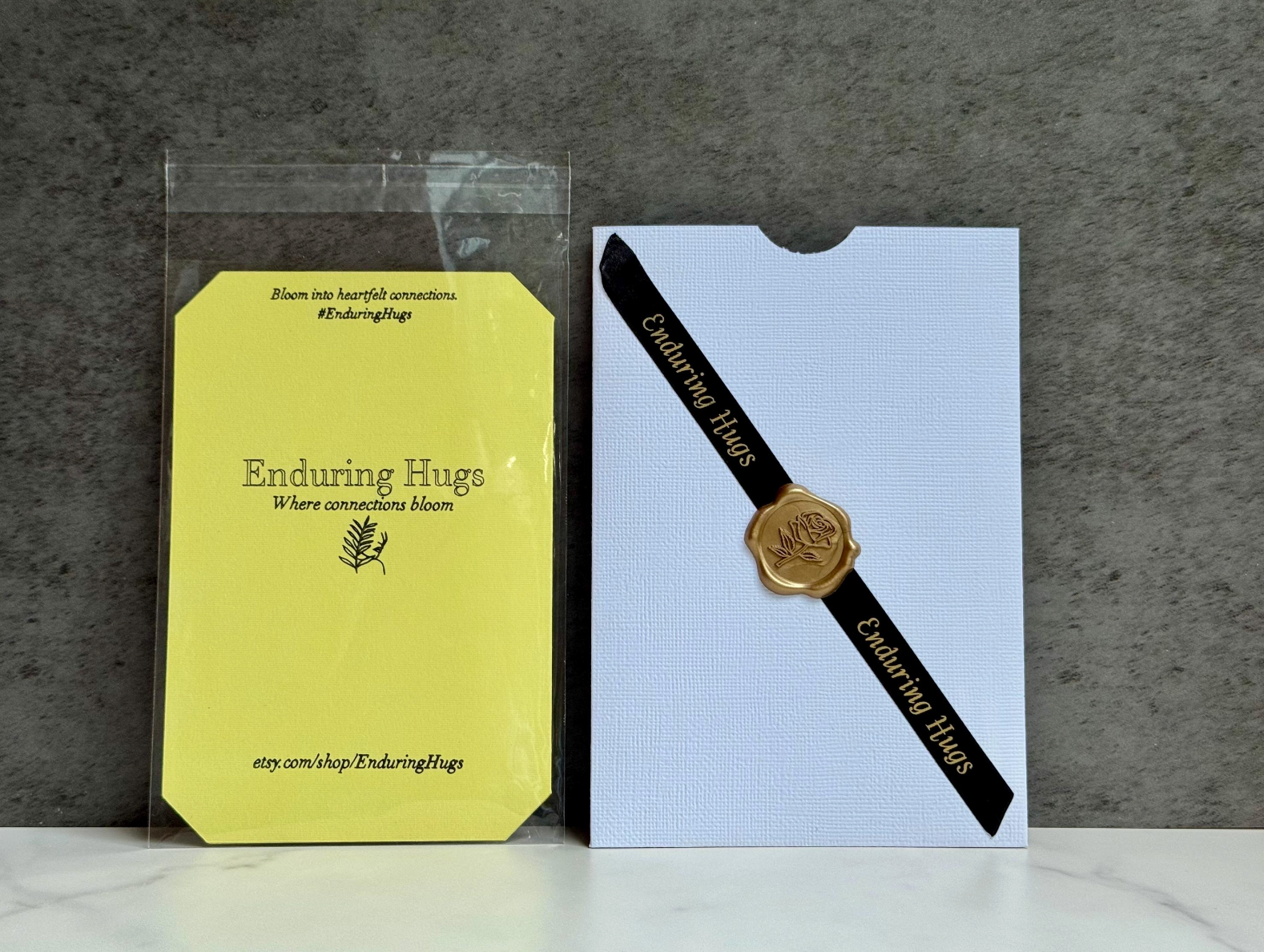 Minimalist Floral Empowerment Card | Elegant Line Art Design