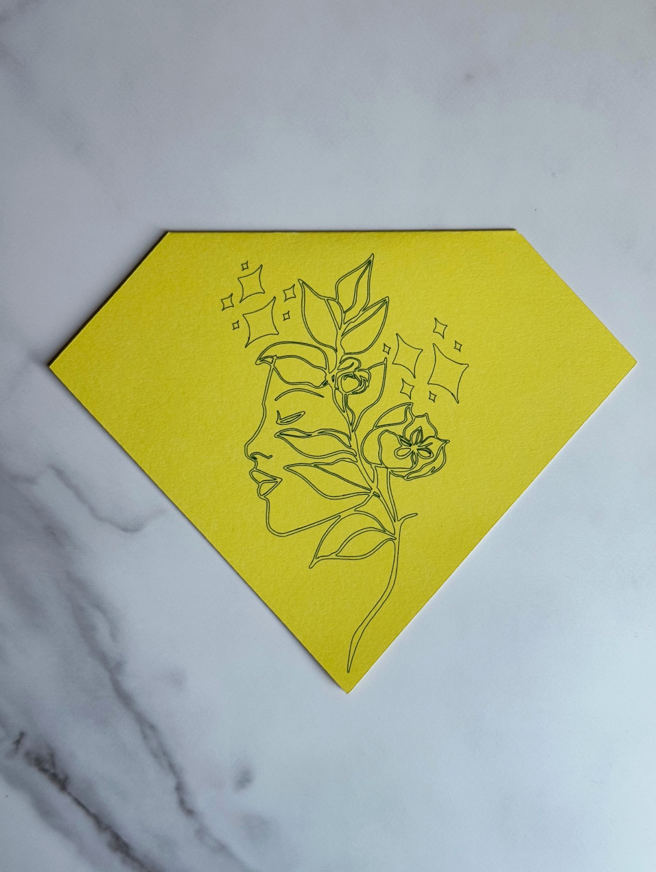 Floral Sparkle Empowerment Card – Uplifting Gift for Women & Thoughtful Friendship Card